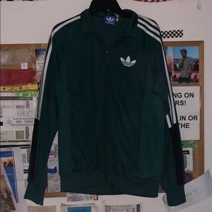 green adidas jacket